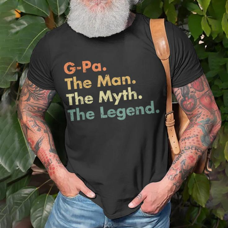 G-Pa The Man The Myth The Legend Dad Grandpa T-Shirt Gifts for Old Men