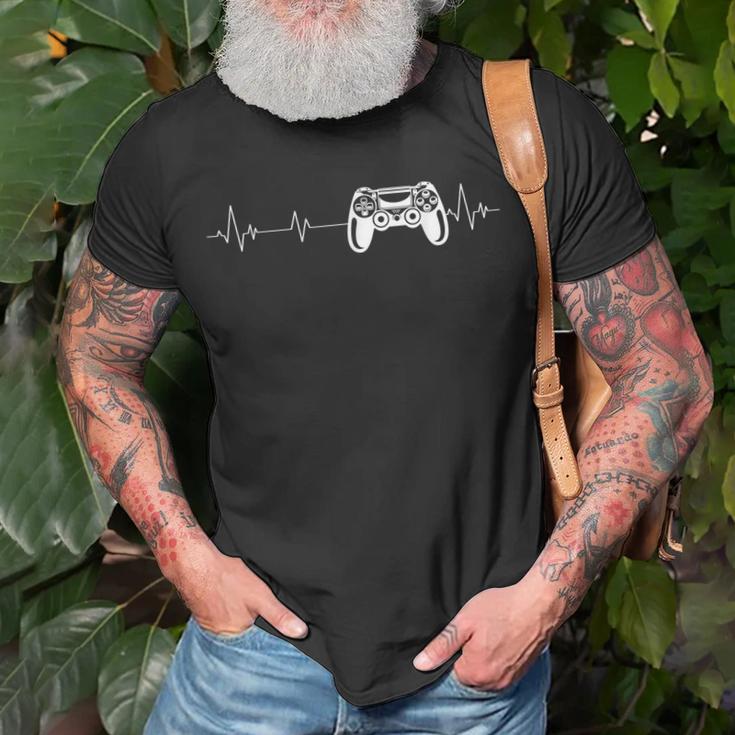 Gamer Videospiele Konsole Gaming Geburtstag Zocken T-Shirt Geschenke für alte Männer