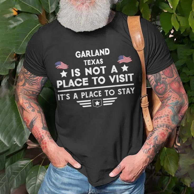 Garland Texas Ort Zum Besuchen Bleiben Usa City T-Shirt Geschenke für alte Männer