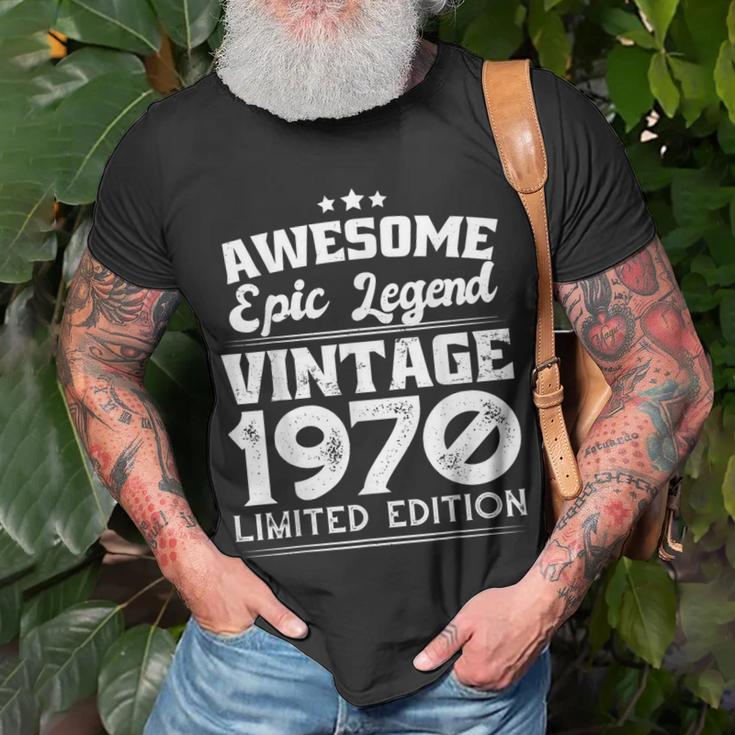 Gebaut Im 70Er Vintage Original Epische Legende T-Shirt Geschenke für alte Männer