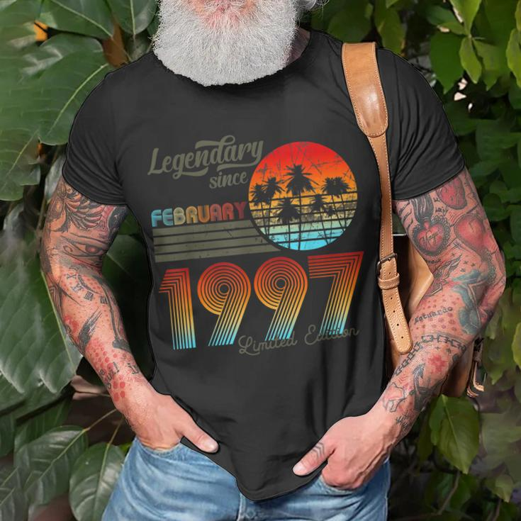 Geburtstags-Legendär Seit Februar 1997 T-Shirt Geschenke für alte Männer