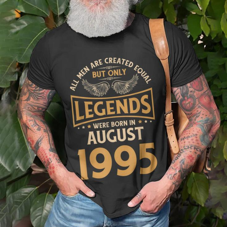 Geburtstagslegenden Wurden Im August 1995 Geboren T-Shirt Geschenke für alte Männer