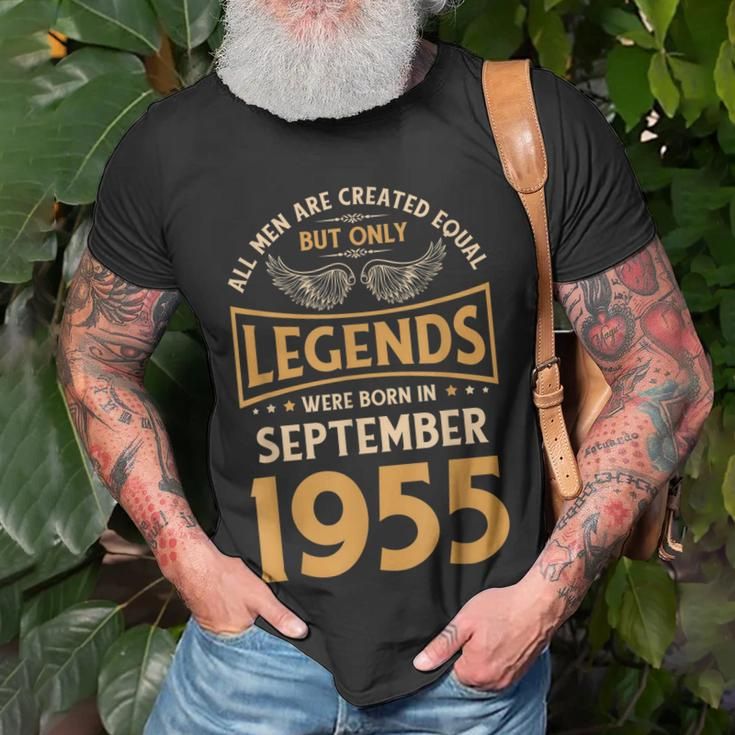 Geburtstagslegenden Wurden Im September 1955 Geboren T-Shirt Geschenke für alte Männer