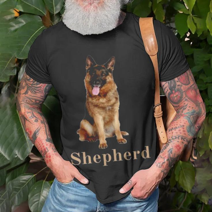German Shepherd V2 Unisex T-Shirt Gifts for Old Men