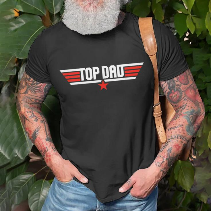 Gifts Christmas Birthday Top Dad Birthday Gun Jet Fathers Unisex T-Shirt Gifts for Old Men
