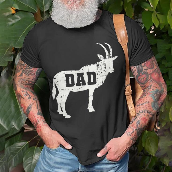 Mens Goat Dad All Time Greatest Vintage T-Shirt Gifts for Old Men