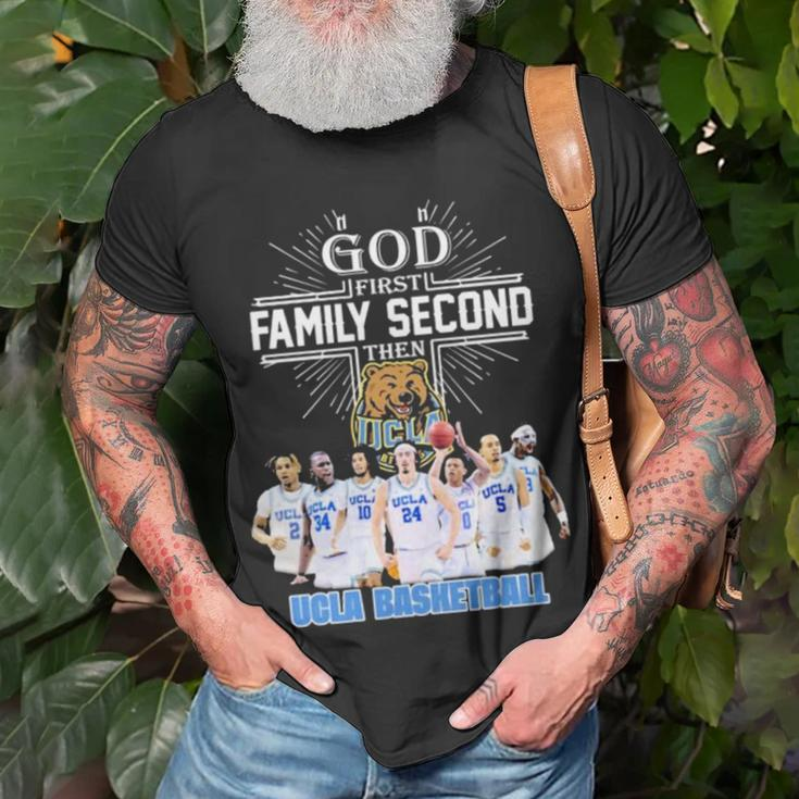 God First Family Second Then Team Sport Ucla Basketball Unisex T-Shirt Gifts for Old Men