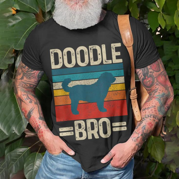 Goldendoodle Labradoodle Dad Golden Doodle Bro Vintage Dog V2 T-Shirt Gifts for Old Men