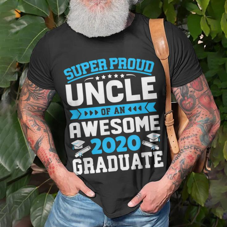 Graduation Gift Super Proud Uncle Of An Awesome Graduate Unisex T-Shirt Gifts for Old Men