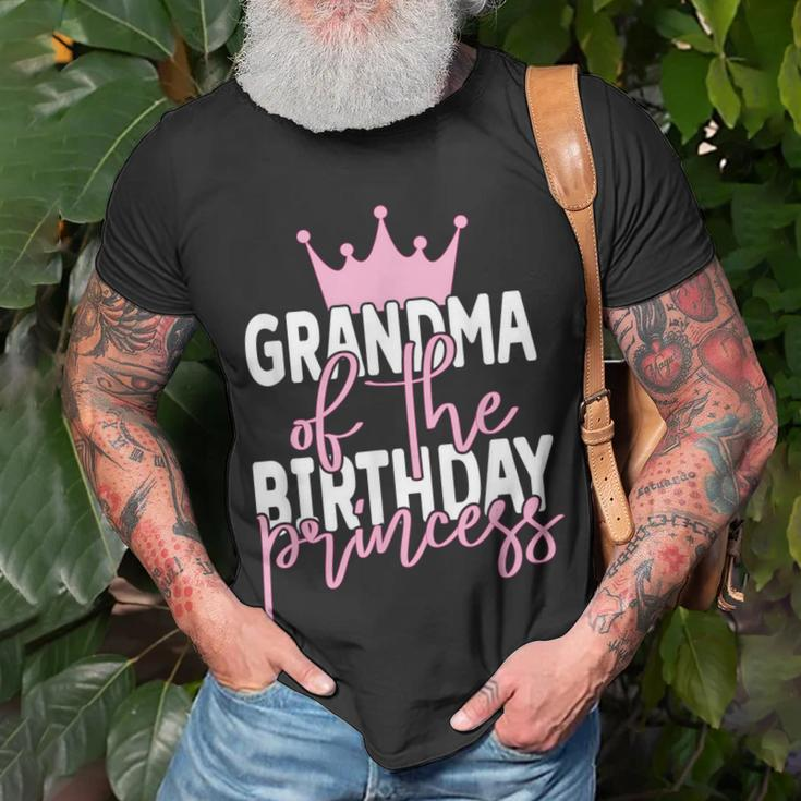 Grandma Of The Birthday Princess Girls Bday Party Unisex T-Shirt Gifts for Old Men