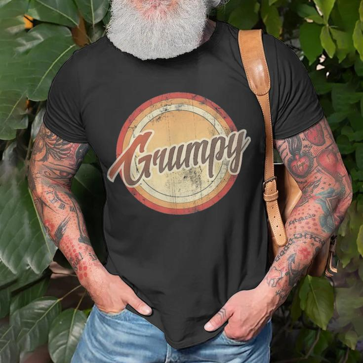 Graphic 365 Grumpy Vintage Retro Fathers Day Funny Men Gift Unisex T-Shirt Gifts for Old Men
