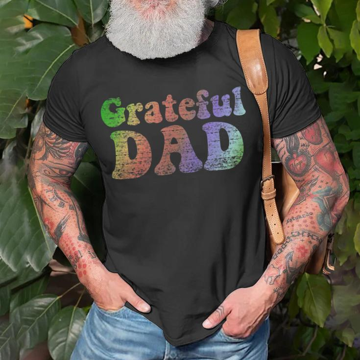 Mens Grateful Dad Vintage Fathers Day T-Shirt Gifts for Old Men