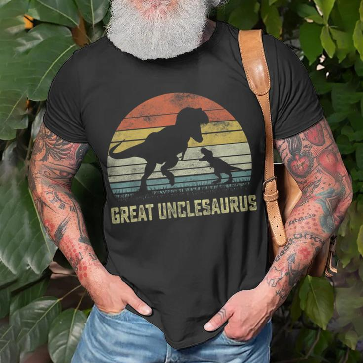 Great UnclesaurusRex Dinosaur Great Uncle Saurus Family Unisex T-Shirt Gifts for Old Men