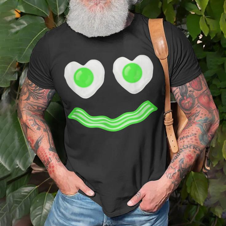 Green Eggs Ham Smile Face Brunch Breakfast Costume V2 Unisex T-Shirt Gifts for Old Men