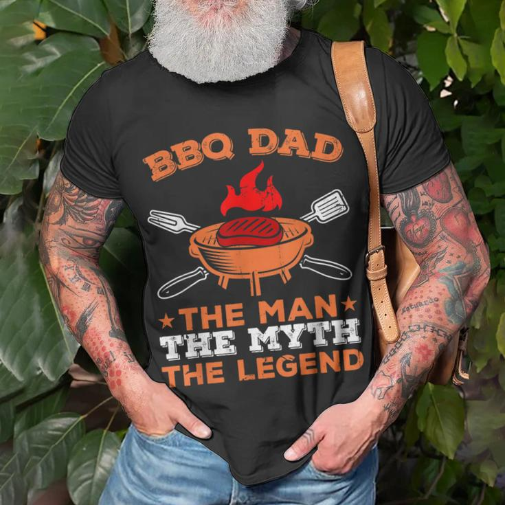 Grill Bbq Dad The Man The Myth The Legend Gift For Mens Unisex T-Shirt Gifts for Old Men
