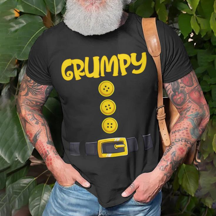 Grumpy Halloween Zwerg-Kostüm Farblich Passend T-Shirt Geschenke für alte Männer