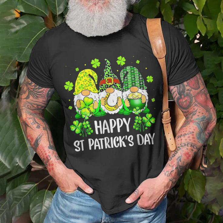 Happy St Patricks Day Irish Shamrock Love Lucky Leaf T-Shirt Gifts for Old Men