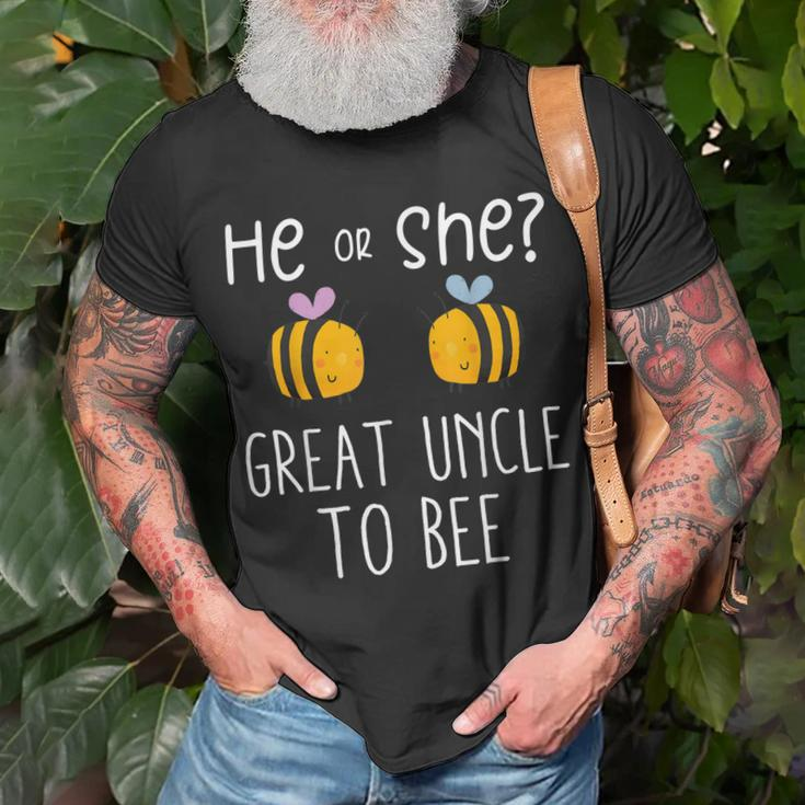 He Or She Great Uncle To Bee Future Uncle To Be Unisex T-Shirt Gifts for Old Men