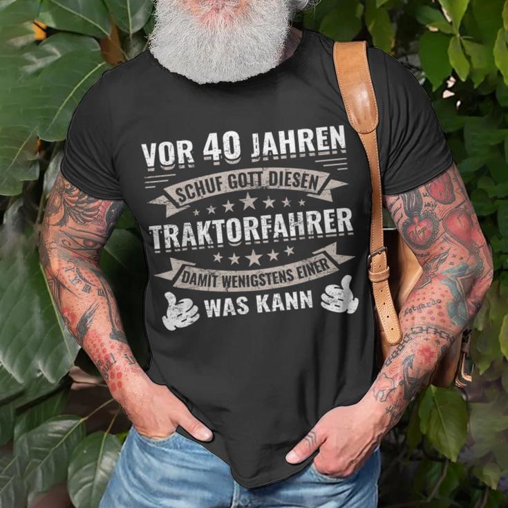 Herren 40. Geburtstag Traktor T-Shirt, Landwirt & Treckerfahrer Motiv Geschenke für alte Männer