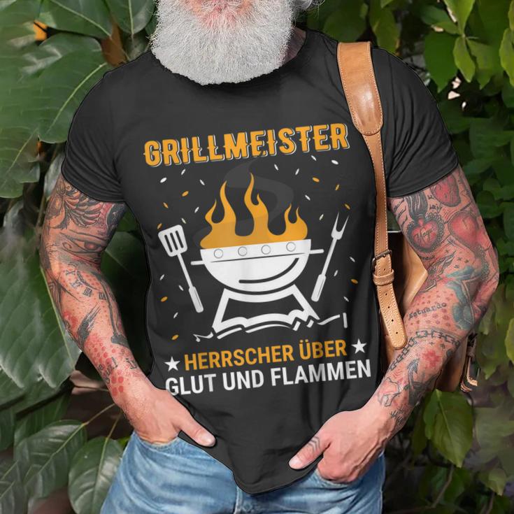 Herren Barbecue Und Grill Spruch Für Grillmeister Im Garten T-Shirt Geschenke für alte Männer