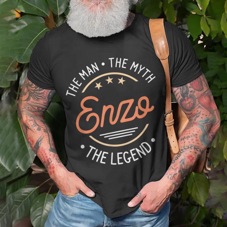 Herren Enzo Der Mann Der Mythos Die Legende T-Shirt Geschenke für alte Männer