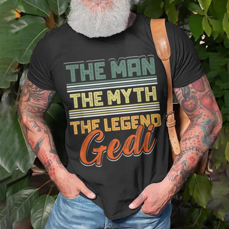 Herren Gedi Die Legende Taufgedi T-Shirt Geschenke für alte Männer