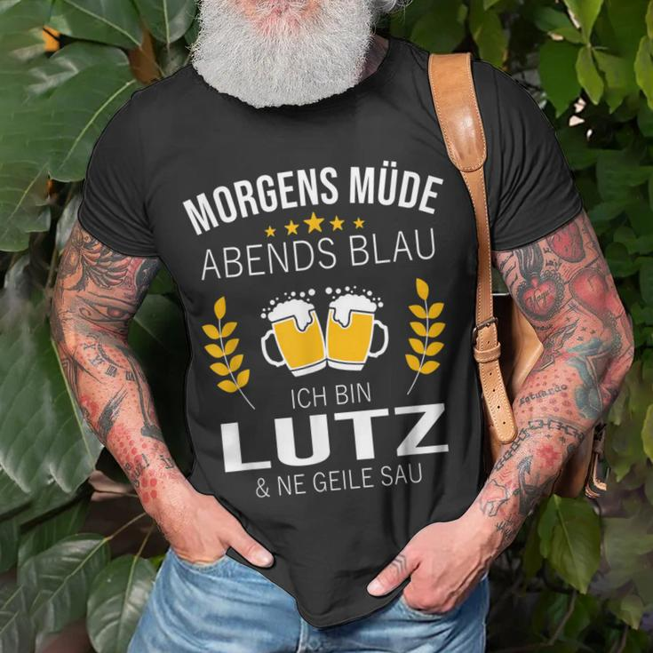 Herren Lutz Name Geschenk-Idee Geburtstag Lustiger Spruch T-Shirt Geschenke für alte Männer