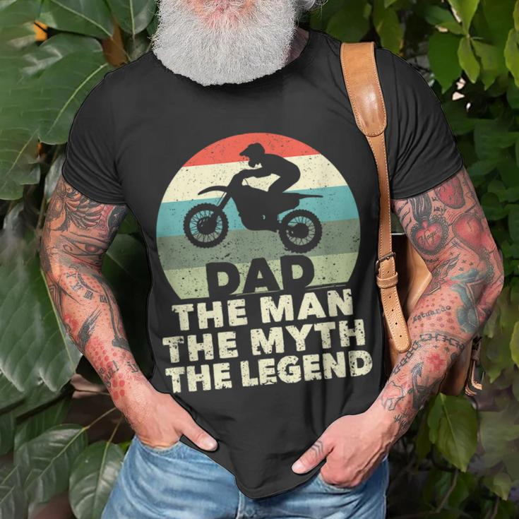 Herren Motocross MX Rider Dad T-Shirt - Mann, Mythos, Legende Geschenke für alte Männer