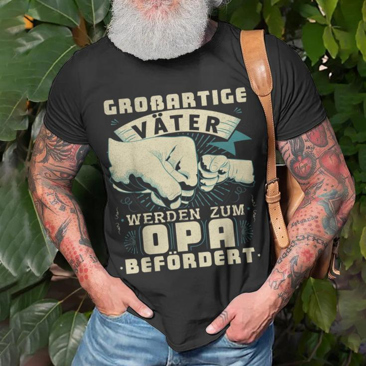 Herren Opa Vatertag Papa Spruch Grossvater Geschenk V2 T-Shirt Geschenke für alte Männer