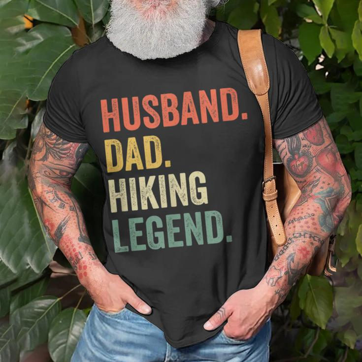 Mens Hiker Husband Dad Hiking Legend Vintage Outdoor T-Shirt Gifts for Old Men