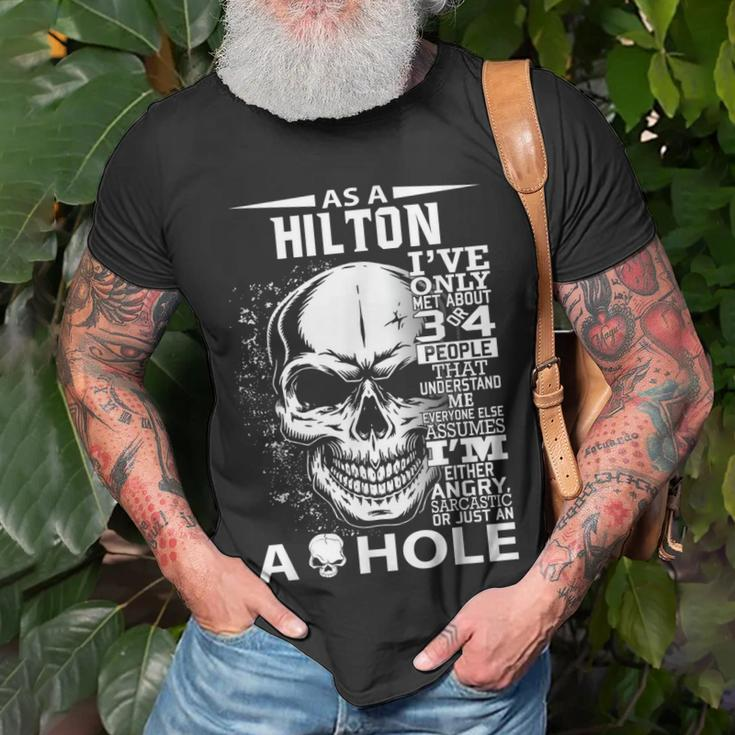 Hilton Definition Personalized Custom Name Loving Kind Unisex T-Shirt Gifts for Old Men