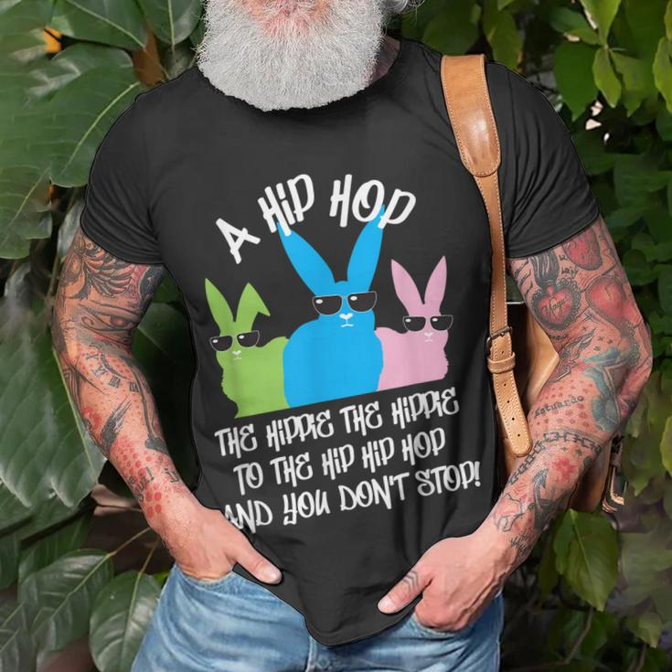 Hip Hop Easter Bunny Old School Hip Hop Unisex T-Shirt Gifts for Old Men