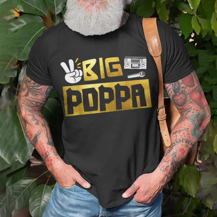 Hola At Your Poppa Two Legit To Quit Birthday Decorations Unisex T-Shirt Gifts for Old Men