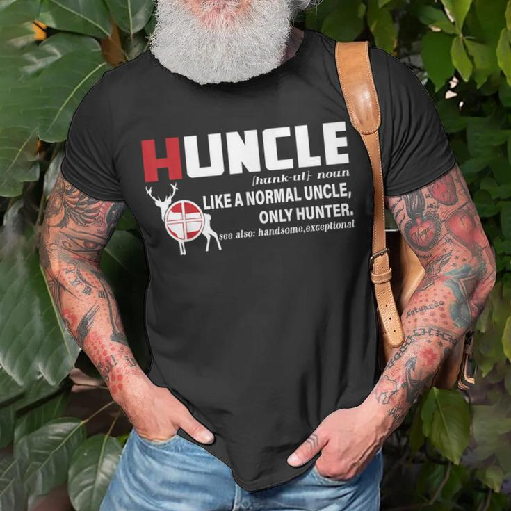 Hunting Uncle Definition Huncle Uncle Hunting Lover Unisex T-Shirt Gifts for Old Men
