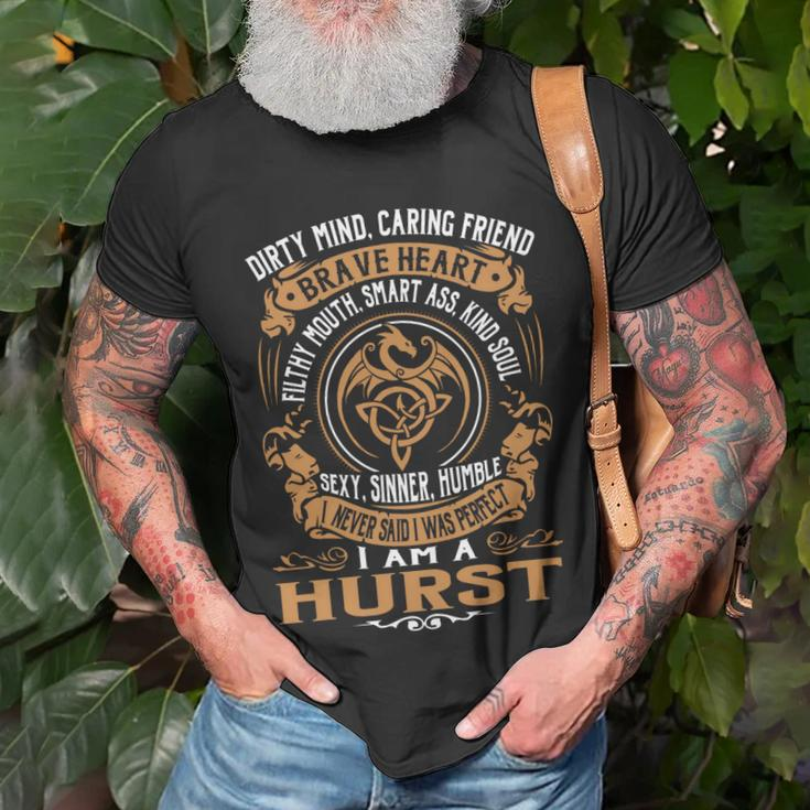 Hurst Brave Heart Unisex T-Shirt Gifts for Old Men