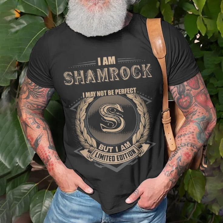 I Am Shamrock I May Not Be Perfect But I Am Limited Edition Shirt Unisex T-Shirt Gifts for Old Men