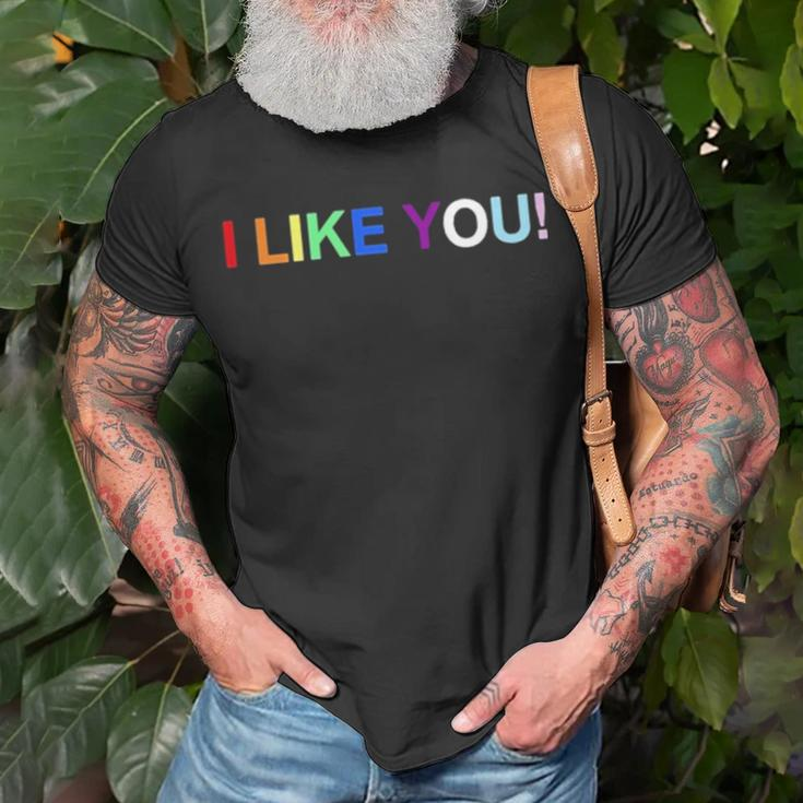 I Like YouUnisex T-Shirt Gifts for Old Men