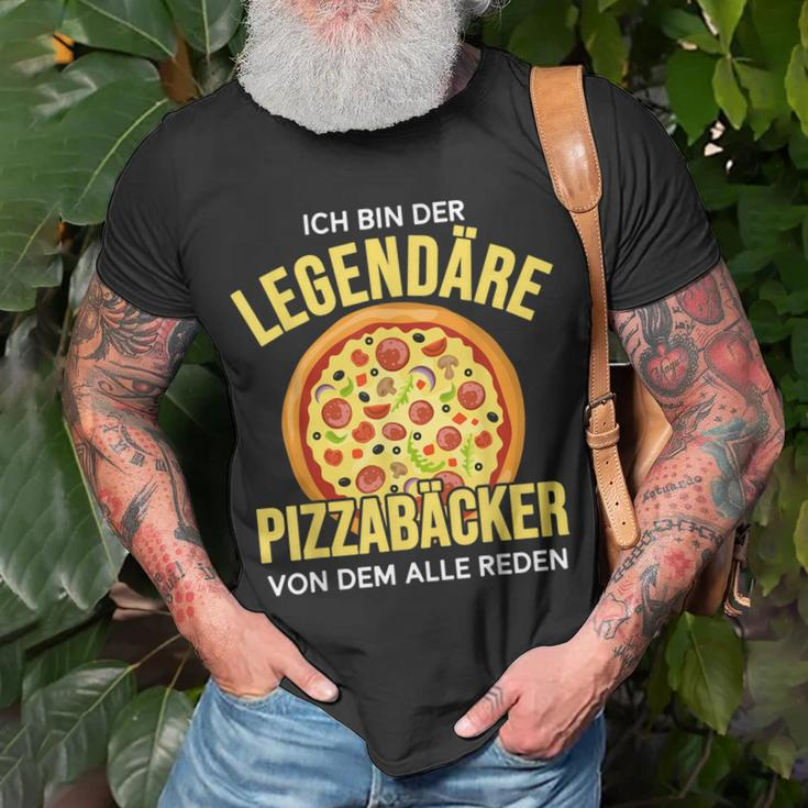 Ich Bin Der Legendäre Pizzabäcker Weltbester Pizzabäcker T-Shirt Geschenke für alte Männer