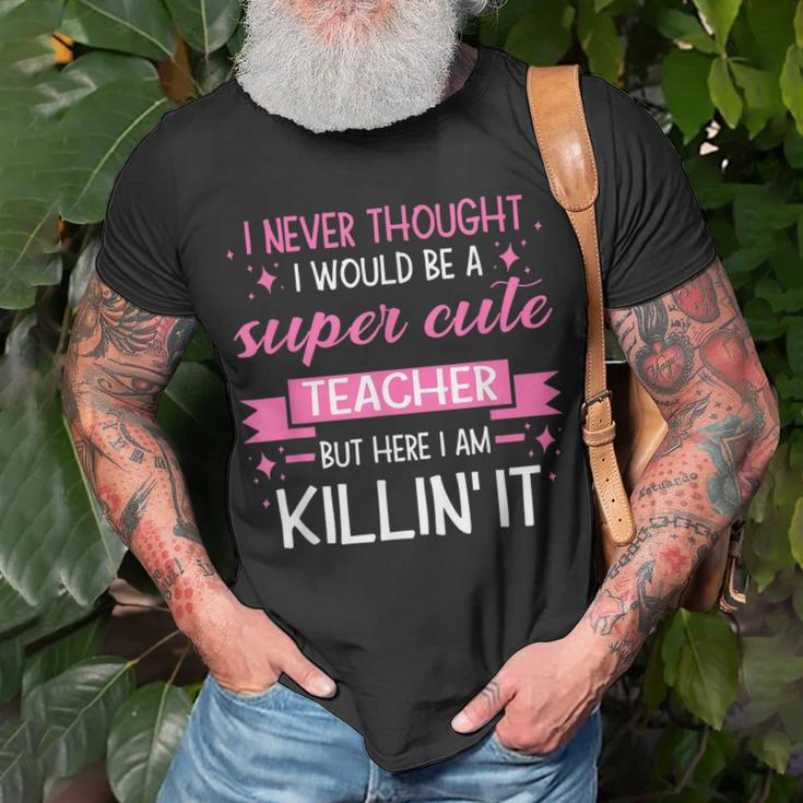 Ich Bin Ein Super Netten Lehrer-Lehrer T-Shirt Geschenke für alte Männer