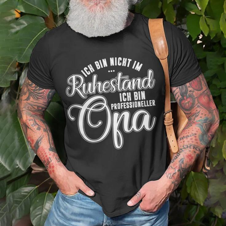 Ich Bin Nicht Im Ruhestand Ich Bin Professioneller Opa Opa T-Shirt Geschenke für alte Männer