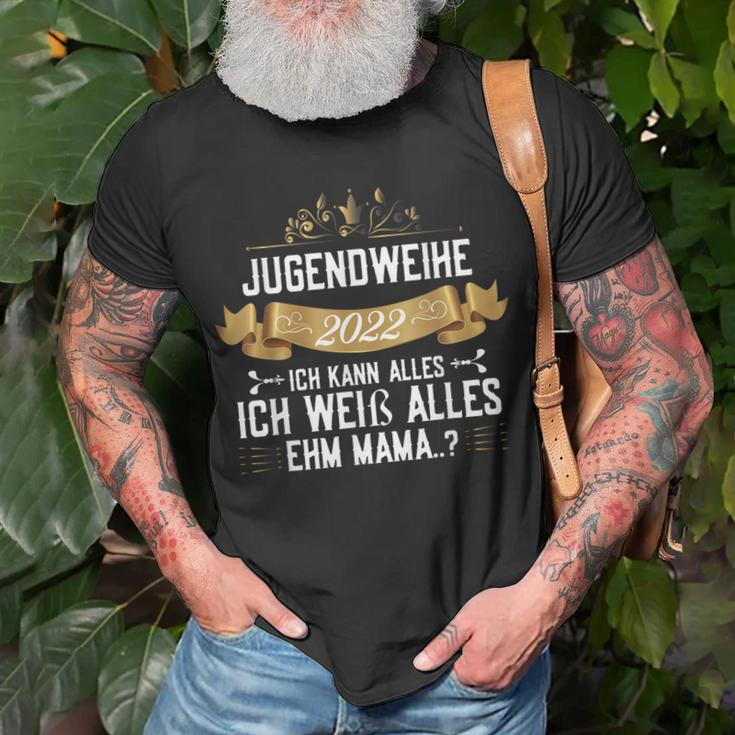 Ich Kann Alles Ich Weiß Alles Mama Jugendweihe 2022 T-Shirt Geschenke für alte Männer