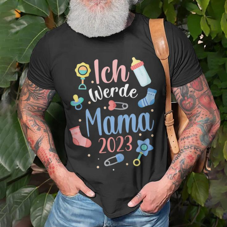 Ich Werde Mama 2023 T-Shirt, Süßes Outfit für werdende Mütter Geschenke für alte Männer