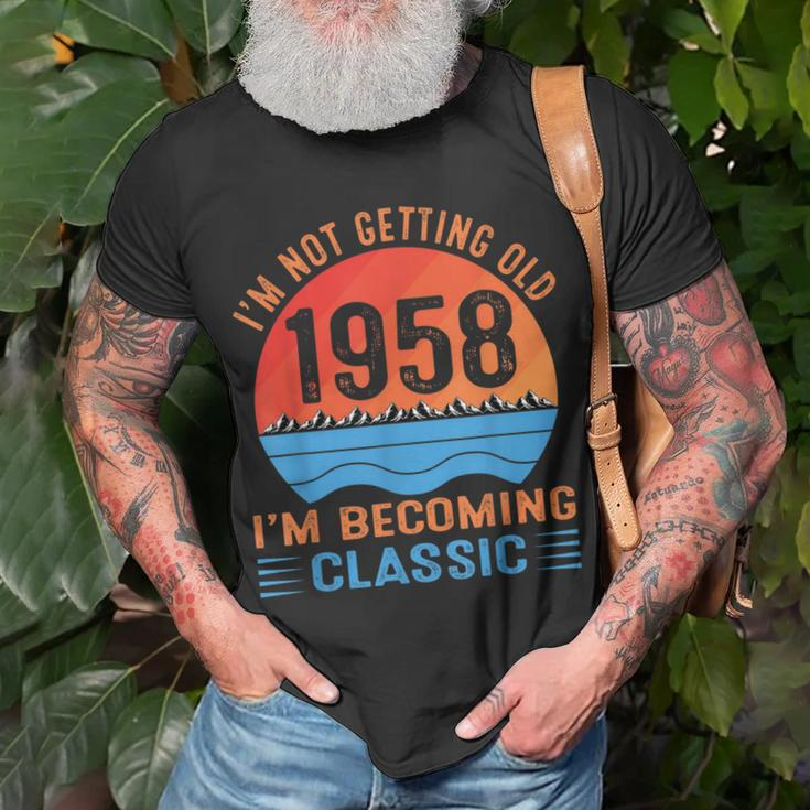 Ich Werde Nicht Alt Ich Werde Ein Klassiker Vintage 1958 T-Shirt Geschenke für alte Männer