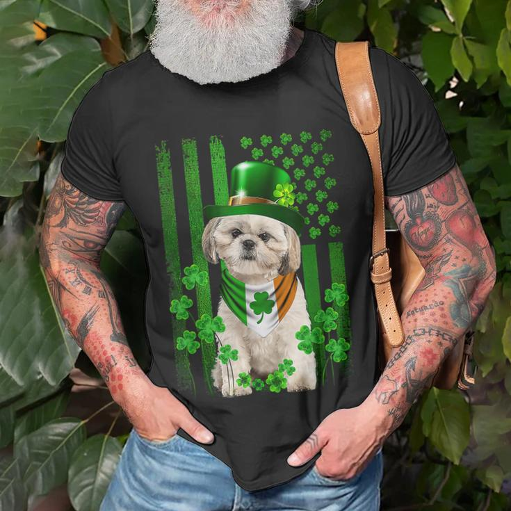 Irish Shih Tzu St Patricks Day Leprechaun Shih Tzu T-Shirt Gifts for Old Men