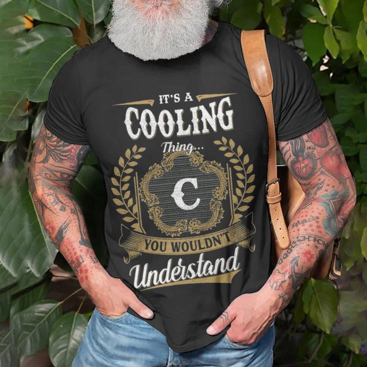 Its A Cooling Thing You Wouldnt Understand Shirt Cooling Family Crest Coat Of Arm Unisex T-Shirt Gifts for Old Men