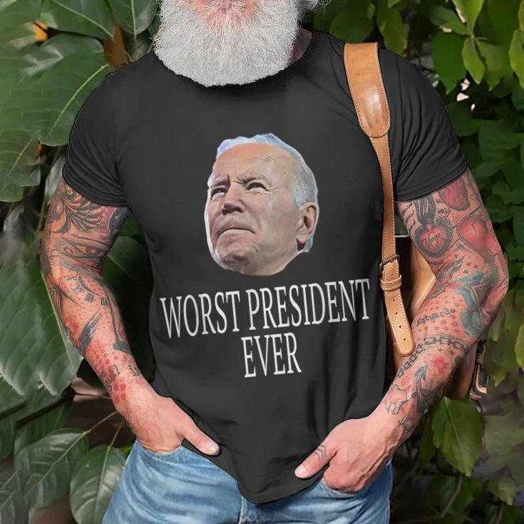 Joe Biden Worst President Ever Unisex T-Shirt Gifts for Old Men