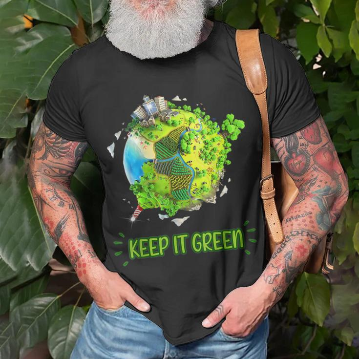 Keep It Green Earth Day Everyday 2023 Unisex T-Shirt Gifts for Old Men