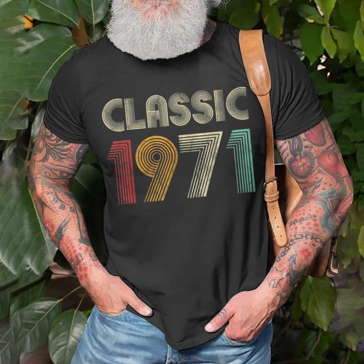 Klassisch 1971 Vintage 52 Geburtstag Geschenk Classic T-Shirt Geschenke für alte Männer