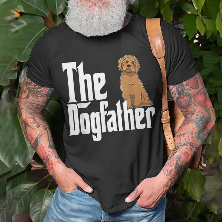 Labradoodle Dog Dad Dogfather Dogs Daddy Father Unisex T-Shirt Gifts for Old Men