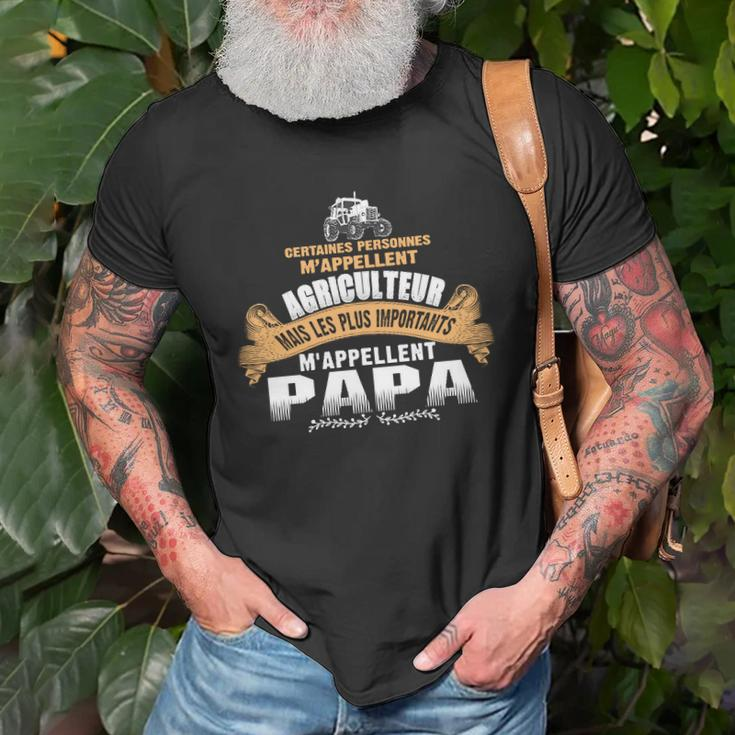 Landwirt Papa T-Shirt, Landwirtschaft Vater Tee Geschenke für alte Männer